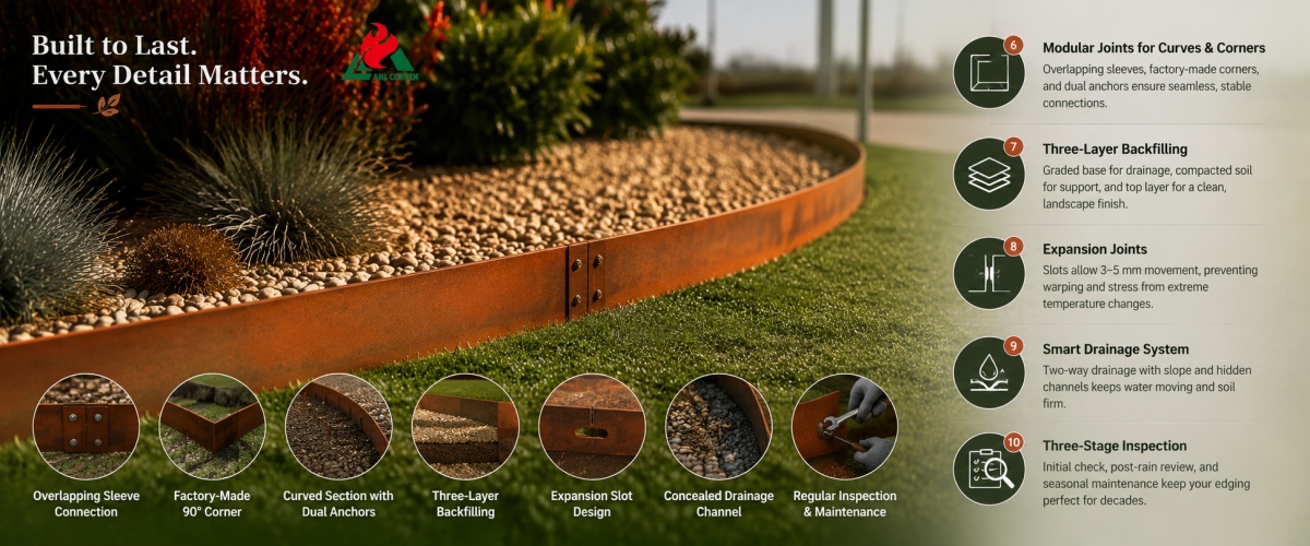 metal garden bed edging
